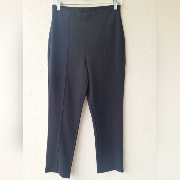 Halara Black Flex High Waisted Back Side Pocket Slim Work Women's Pants Size M - Picture 3 of 9
